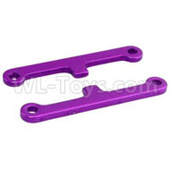 HSP 94188 spare parts-122227 02017-03 Upgrade Aluminum Suspension Arm ReinForcement Brack-Purple,Upgrade HSP 94188 RC Car Truck Parts,Upgrade HSP 1:10 RC Truck Spare parts Accessories,HSP 94188 Upgrade Parts